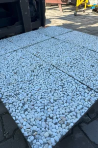 Beyaz Wash Beton Karo